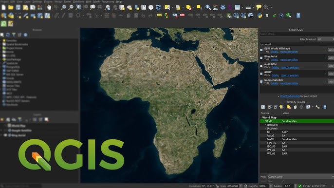QGIS Geospatial Research